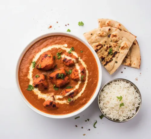 Delicious Butter Chicken at Sidhu Punjabi Tadka in Winnipeg, MB