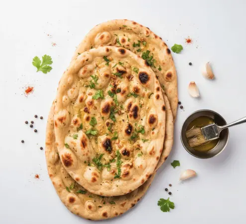 Fresh Garlic Naan at Sidhu Punjabi Tadka in Winnipeg, MB